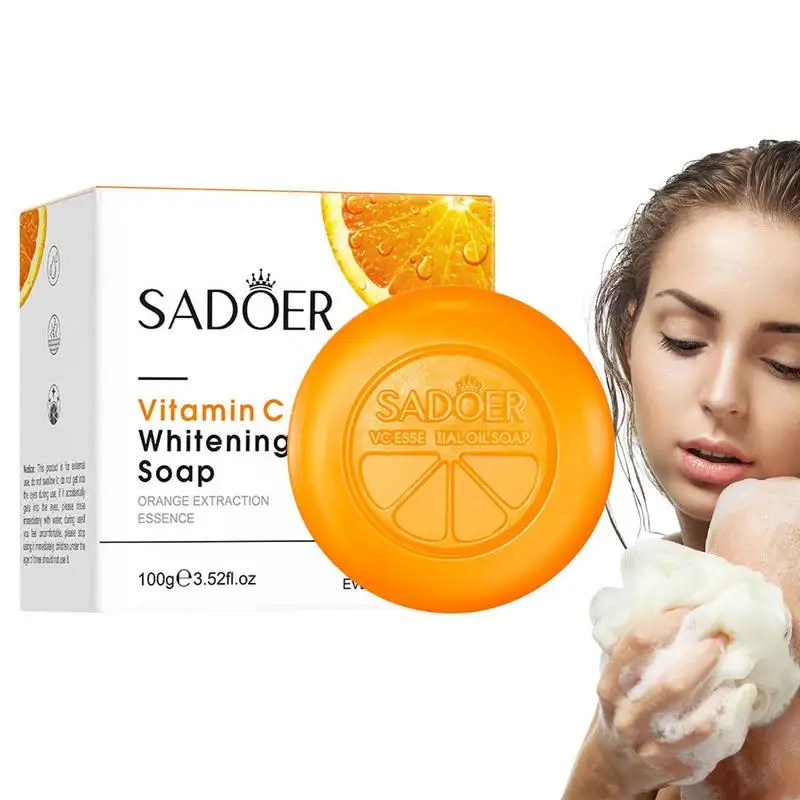 Skin Lightening Soap Vitamin C White Soap Bar For Black Spots & Even Skin Tone Natural Soap For Skin Lightening & Brightening
Skin Lightening Soap Vitamin C White Soap Bar For Black Spots & Even Skin Tone Natural Soap For Skin Lightening & Brightening