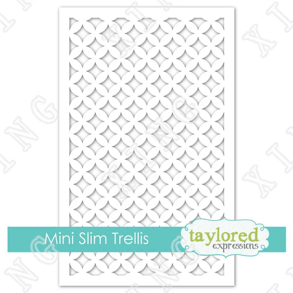 Mini Slim Stencil Trellis Mold Handmade Diy Greeting Card Scrapbooking Diary Decoration 2022 Hot Sell Newest Embossing Template
Mini Slim Stencil Trellis Mold Handmade Diy Greeting Card Scrapbooking Diary Decoration 2022 Hot Sell Newest Embossing Template