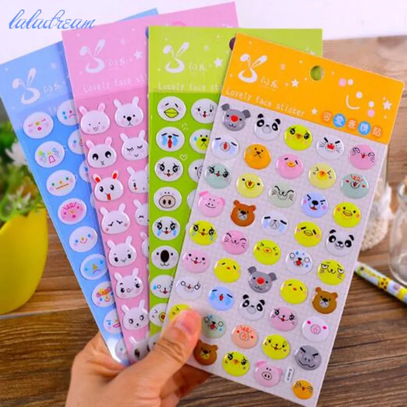 4 Sheets PVC High Quality Waterproof Stickers Cute Expressions Stickers Crystal Smiling Face Cartoon Stickers for Children Gifts
4 Sheets PVC High Quality Waterproof Stickers Cute Expressions Stickers Crystal Smiling Face Cartoon Stickers for Children Gifts