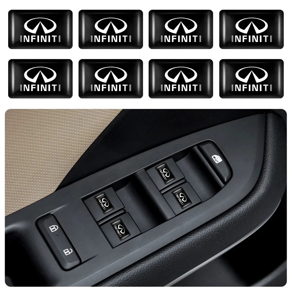 10pcs Custom Car Epoxy Interior Stickers Emblems Auto Decoration Accessories For Infiniti FX35 Q50 Q30 ESQ QX50 QX60 QX70 EX
10pcs Custom Car Epoxy Interior Stickers Emblems Auto Decoration Accessories For Infiniti FX35 Q50 Q30 ESQ QX50 QX60 QX70 EX