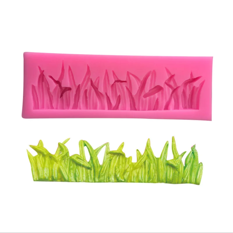 

Lawn Grass Silicone Mold Cake Lace Decor DIY Chocolate Mousse Candy Cookies Muffins Pastry Baking Tool 3D Fondant Mould