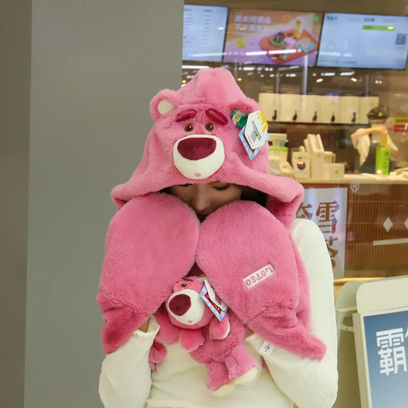Disney Lotso Pink Winnie Keep Warm Set Plush Gloves Scarf Ear Protection New Cute Soft Thicken Neckerchief Winter Supplies Gift
Disney Lotso Pink Winnie Keep Warm Set Plush Gloves Scarf Ear Protection New Cute Soft Thicken Neckerchief Winter Supplies Gift