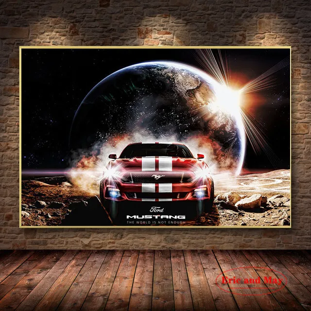 Автомобильные плакаты и принты Ford Mustang, Настенная картина на холсте, картины, новый нордический стиль, украшение комнаты, картина в эстетике
Автомобильные плакаты и принты Ford Mustang, Настенная картина на холсте, картины, новый нордический стиль, украшение комнаты, картина в эстетике