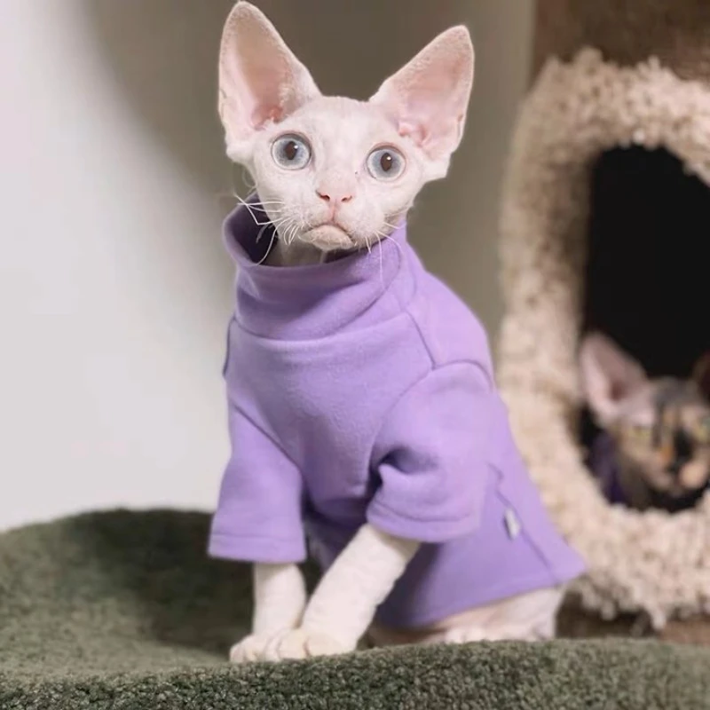 Soft Baby-Fabric Bottoming Shirt for Hairless Cat Clothes Autumn Kitten Clothes for Cat Cornish Devon Cat Sphynx Cat Clothes
Soft Baby-Fabric Bottoming Shirt for Hairless Cat Clothes Autumn Kitten Clothes for Cat Cornish Devon Cat Sphynx Cat Clothes