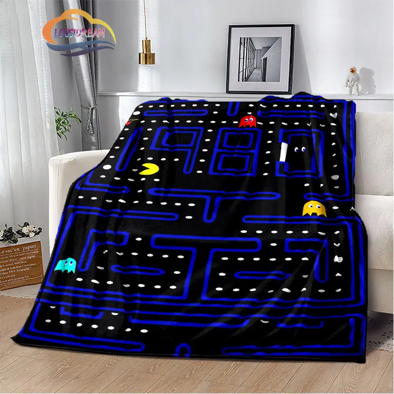 3D Arcade Game Zone flannel blanket 90s Classic Arcade Video Game Pac-Man throw blanket for Sofa and bed Office Travel camping
3D Arcade Game Zone flannel blanket 90s Classic Arcade Video Game Pac-Man throw blanket for Sofa and bed Office Travel camping