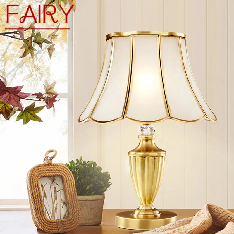 FAIRY Contemporary Brass Table Lighting LED Copper Desk Lamp Creative Decor For Modern Home Living Bed Room
FAIRY Contemporary Brass Table Lighting LED Copper Desk Lamp Creative Decor For Modern Home Living Bed Room