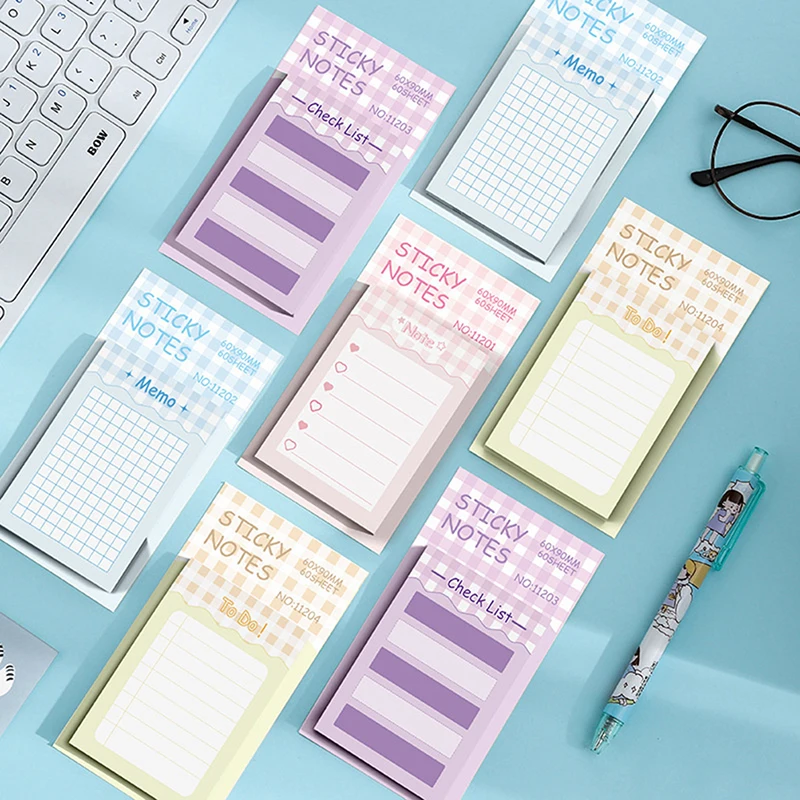 60 pages/set Grid Lines Korean INS Memo Pad Sticky Notes To Do List Planner Sticker School Office Decoration Notepad Stationery
60 pages/set Grid Lines Korean INS Memo Pad Sticky Notes To Do List Planner Sticker School Office Decoration Notepad Stationery