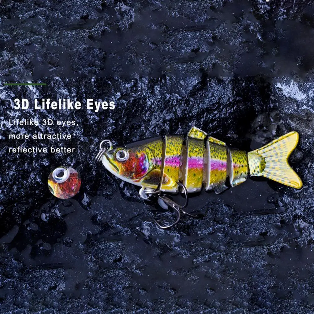 Fake Fishing Lure Realistic Professional Artificial Bait Simulation Printing Vivid Swimming Posture Fishing Lure Bait
Fake Fishing Lure Realistic Professional Artificial Bait Simulation Printing Vivid Swimming Posture Fishing Lure Bait