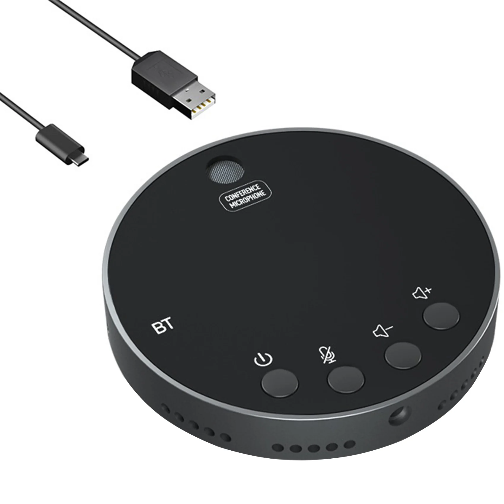 Bluetooth5.0 Desktop USB Microphone,360° Omnidirectional Condenser Computer Microphone,Mute/Volume Function with Speaker
Bluetooth5.0 Desktop USB Microphone,360° Omnidirectional Condenser Computer Microphone,Mute/Volume Function with Speaker