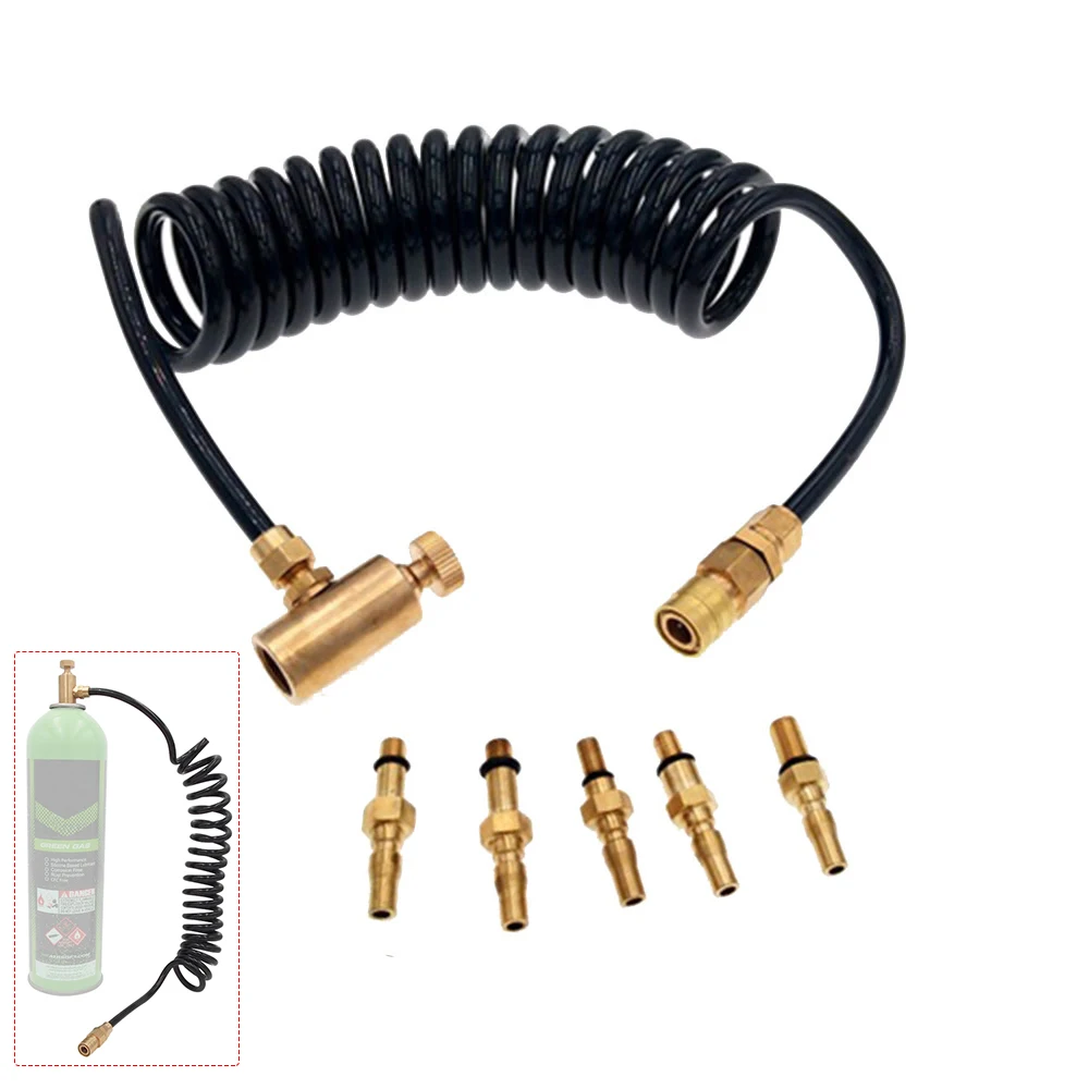 Gas Adapter Hose Kit Connect Green/Red/Black Canisters with Coil Hose For KSC KWA WE KJW Marui 1911 and P226 GLOCK G19
Gas Adapter Hose Kit Connect Green/Red/Black Canisters with Coil Hose For KSC KWA WE KJW Marui 1911 and P226 GLOCK G19