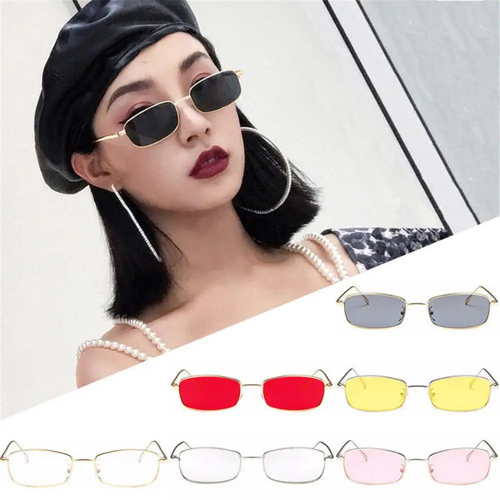 Vintage Eyeglasses Women and Man Square Shades Small Rectangular Frame Sunglasses Fashion Sunglasses
Vintage Eyeglasses Women and Man Square Shades Small Rectangular Frame Sunglasses Fashion Sunglasses