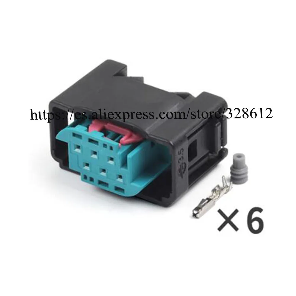 Автомобильный проводной кабель 100 в комплекте 1-967587-3 1-967616-1, 6-контактный водонепроницаемый автомобильный разъем, гнездовой штекер с уплотнением для клемм
Автомобильный проводной кабель 100 в комплекте 1-967587-3 1-967616-1, 6-контактный водонепроницаемый автомобильный разъем, гнездовой штекер с уплотнением для клемм