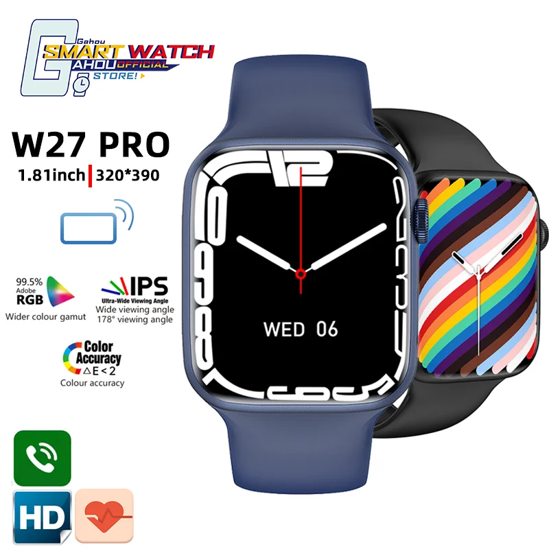 Смарт-часы IWO W27 Pro Series 7, Беспроводная зарядка, Bluetooth, Поддержка NFC, PK W26 W27 W37 PRO, новинка 2022 
Смарт-часы IWO W27 Pro Series 7, Беспроводная зарядка, Bluetooth, Поддержка NFC, PK W26 W27 W37 PRO, новинка 2022