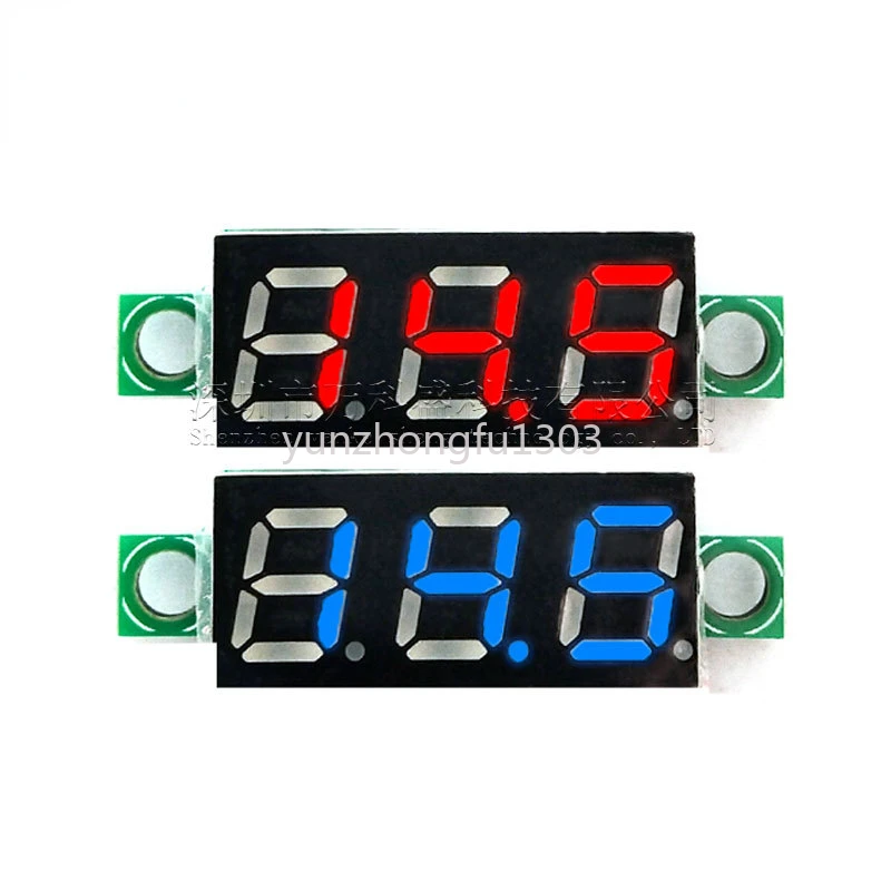 0.28-Inch Ultra-Small Digital DC Voltmeter Head Digital Display Adjustable Three-Wire DC0-100V Battery Voltmeter
0.28-Inch Ultra-Small Digital DC Voltmeter Head Digital Display Adjustable Three-Wire DC0-100V Battery Voltmeter