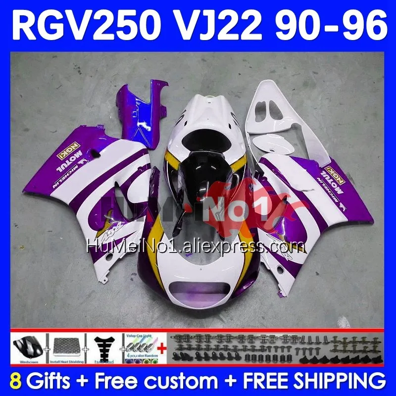 RGV250 For SUZUKI SAPC RGV-250 VJ22 41No.139 RGV 250 Purple blk 90 91 92 93 94 95 96 1990 1991 1992 1993 1994 1995 1996 Fairing
RGV250 For SUZUKI SAPC RGV-250 VJ22 41No.139 RGV 250 Purple blk 90 91 92 93 94 95 96 1990 1991 1992 1993 1994 1995 1996 Fairing