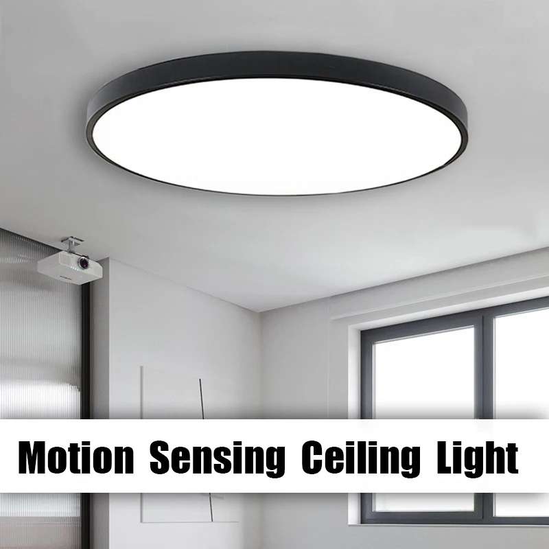 Motion Sensor Led Ceiling Light Fixtures Surface Mounted Ceiling Lamp 24W 18W 12W Panel Night Light AC110V-240V For Home Bedroom 
Motion Sensor Led Ceiling Light Fixtures Surface Mounted Ceiling Lamp 24W 18W 12W Panel Night Light AC110V-240V For Home Bedroom
