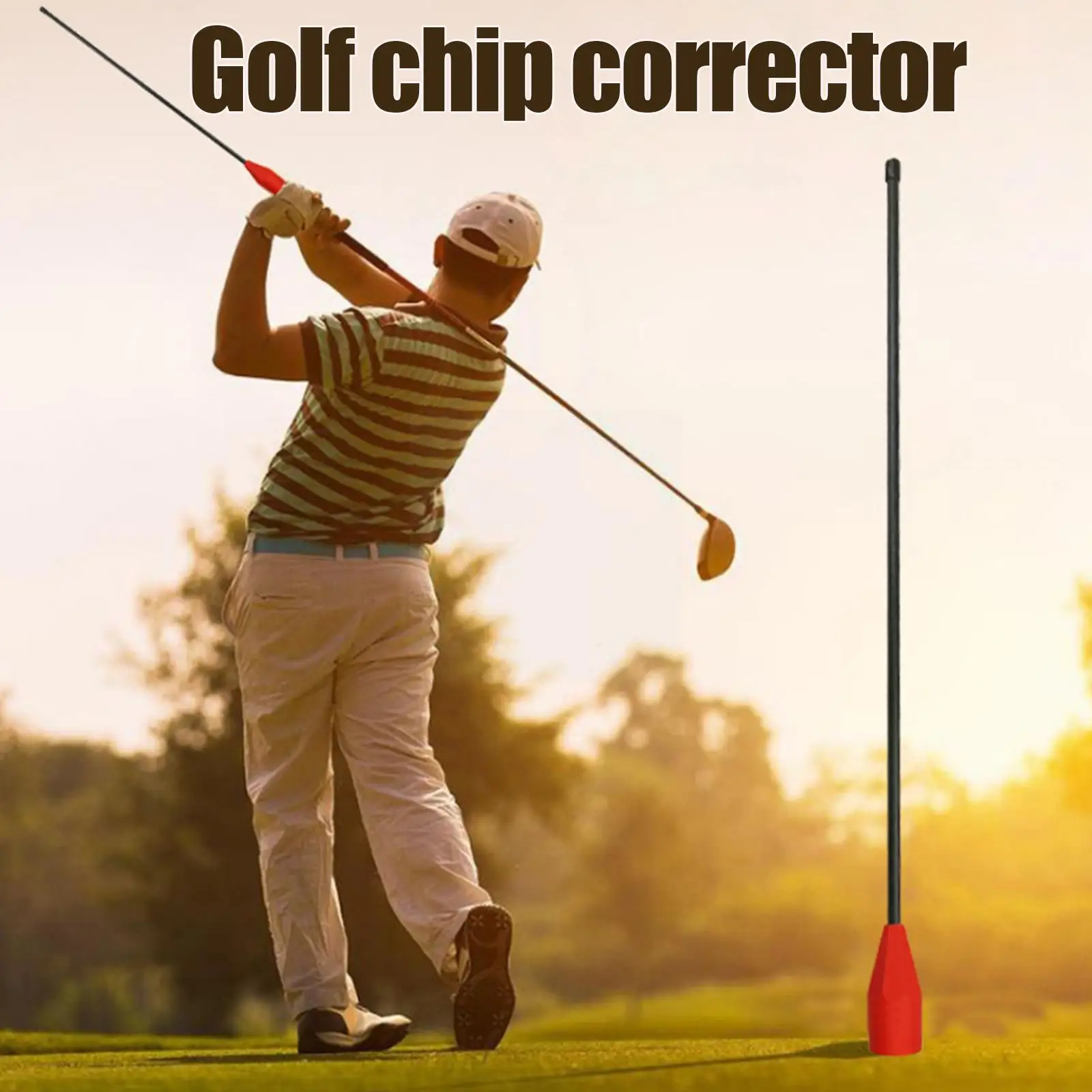 Golf Chip Corrector Golf Practice Aid Stick Beginner Golf Swing Training Golf Exercise Goods Golf Accessories Accessories
Golf Chip Corrector Golf Practice Aid Stick Beginner Golf Swing Training Golf Exercise Goods Golf Accessories Accessories