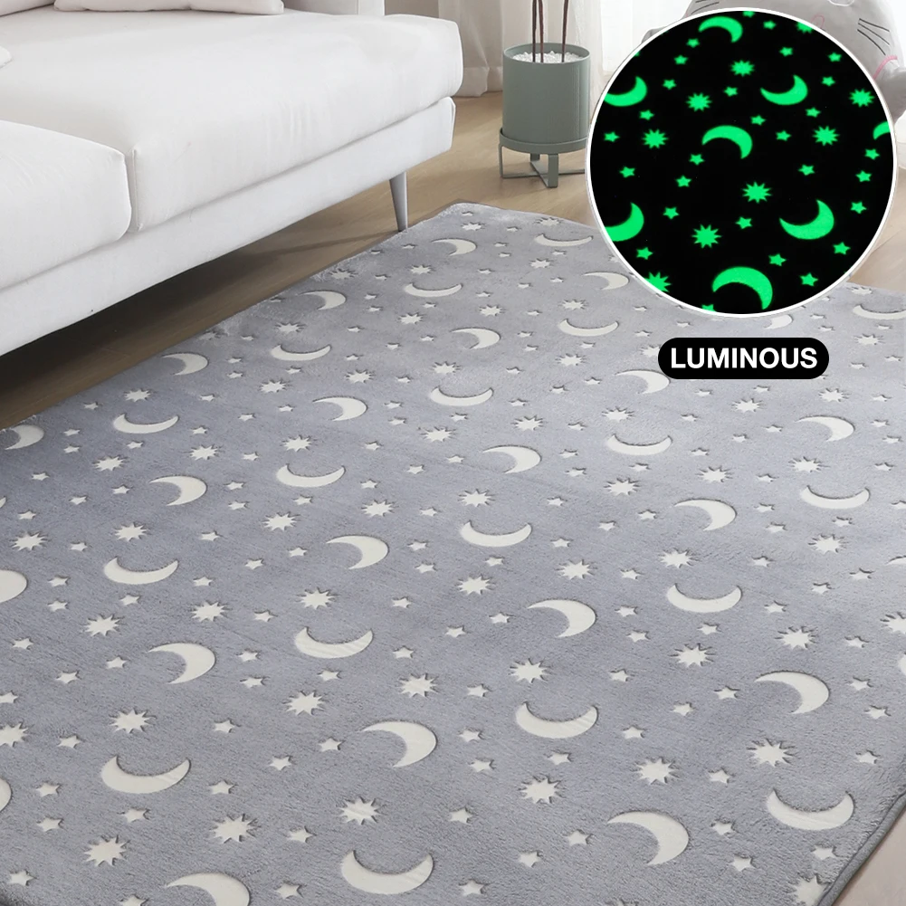 Bedroom Luminous Plush Carpet, Living Room Geometric Printed Non-Slip Floor Mat, Ultra Soft Fluffy Area Rugs 
Bedroom Luminous Plush Carpet, Living Room Geometric Printed Non-Slip Floor Mat, Ultra Soft Fluffy Area Rugs