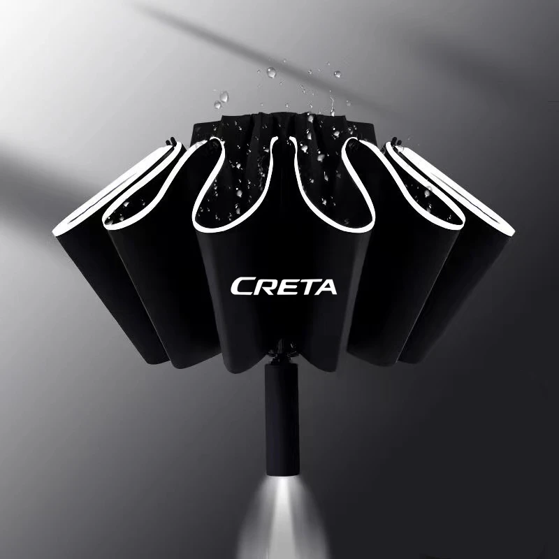 Automatic Umbrella With Reflective Strip Rain Wind Resistant Led Light Umbrella For Hyundai creta ix25 2020 2019 2011
Automatic Umbrella With Reflective Strip Rain Wind Resistant Led Light Umbrella For Hyundai creta ix25 2020 2019 2011