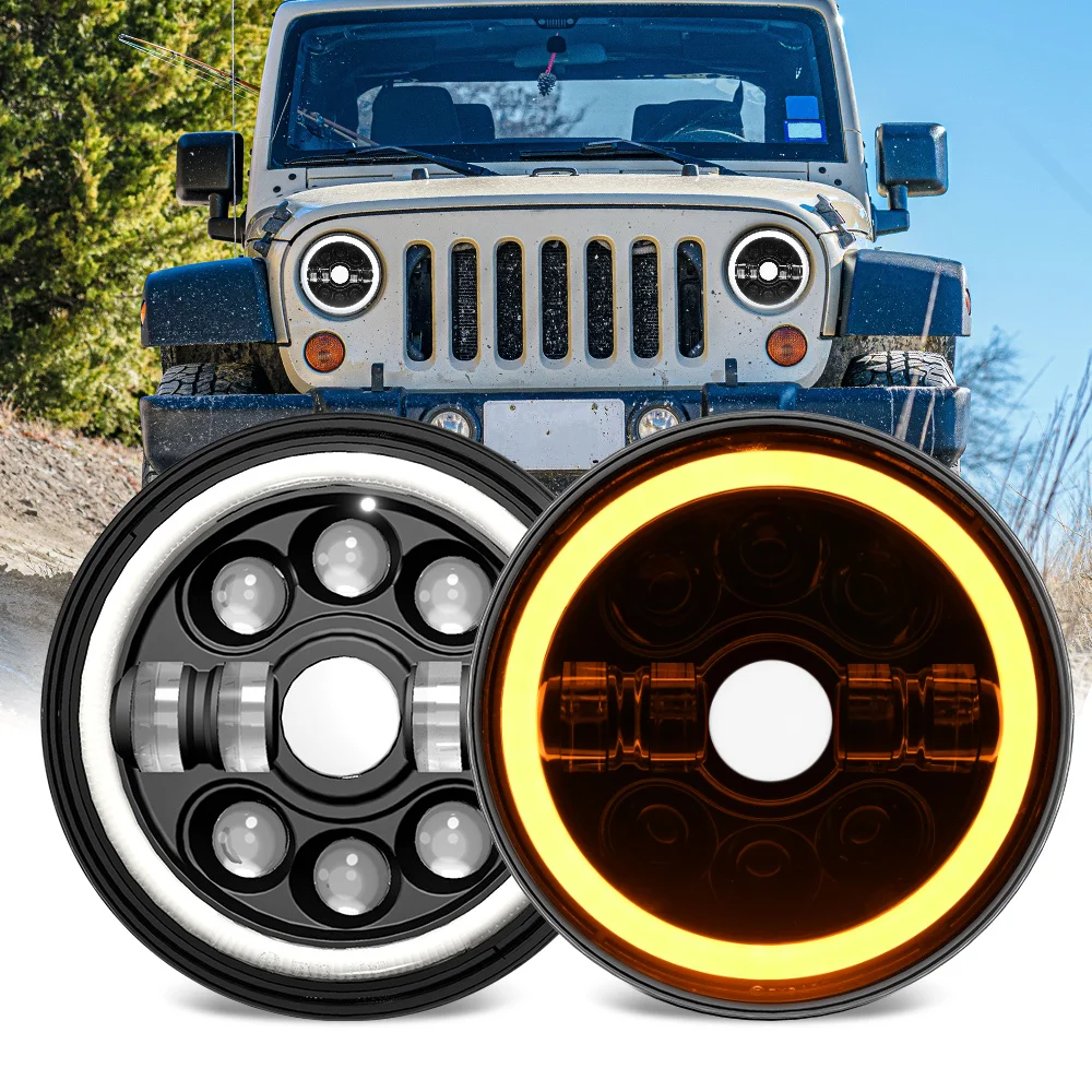 7Inch Headlights Daytime Running Lights 150W 15000LM LED High Brightness High-low Beams Turning Headlamp For Jeep Wrangler
7Inch Headlights Daytime Running Lights 150W 15000LM LED High Brightness High-low Beams Turning Headlamp For Jeep Wrangler