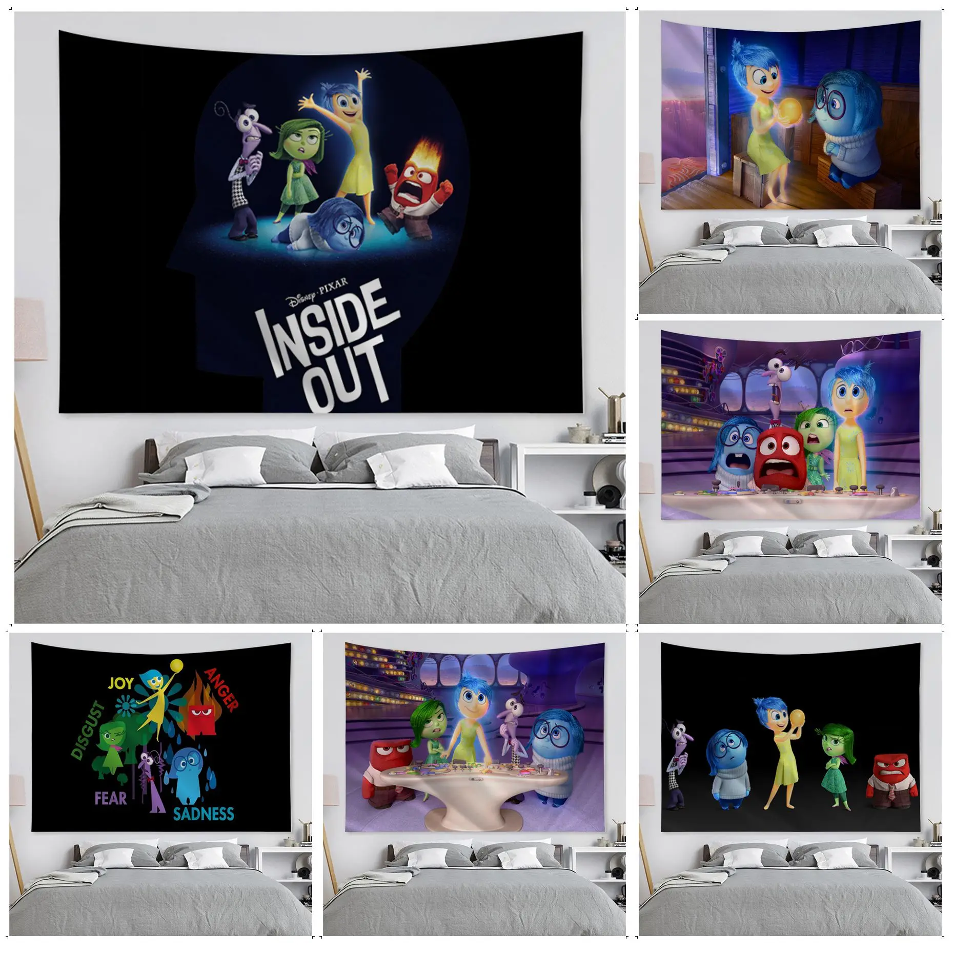 Disney Inside Out Hippie Wall Hanging Tapestries Hippie Flower Wall Carpets Dorm Decor Kawaii Room Decor
Disney Inside Out Hippie Wall Hanging Tapestries Hippie Flower Wall Carpets Dorm Decor Kawaii Room Decor