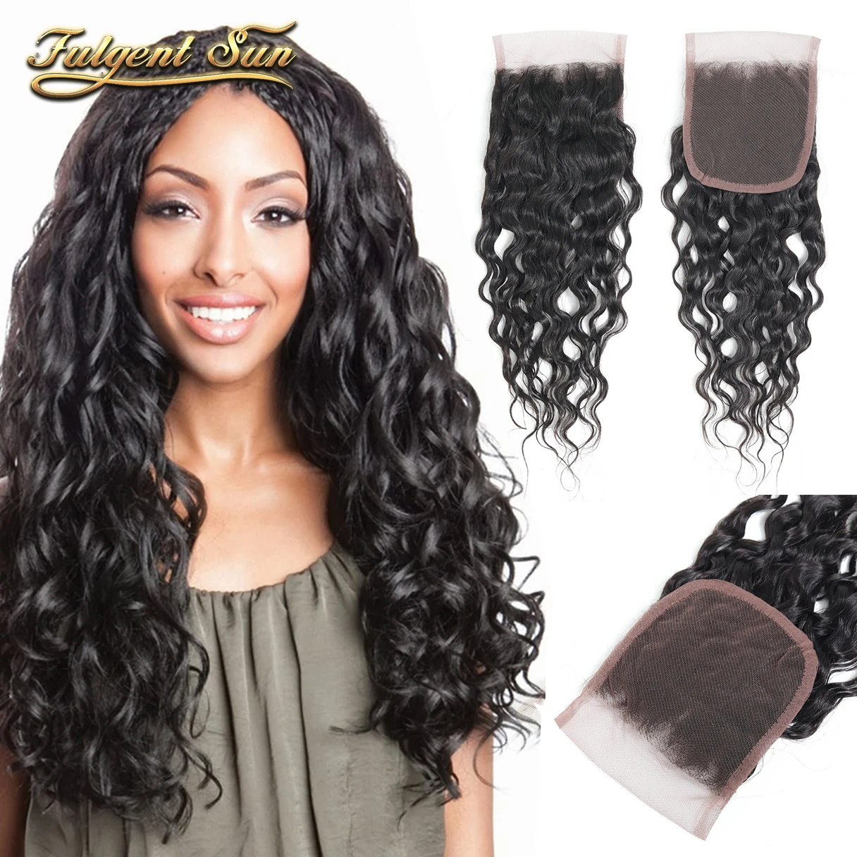 Water Wave Closure 4x4 Lace Natural Hairline Peruvian Remy 100% Human Hair HD Medium Brown Swiss Lace Closure With Baby Hair
Water Wave Closure 4x4 Lace Natural Hairline Peruvian Remy 100% Human Hair HD Medium Brown Swiss Lace Closure With Baby Hair