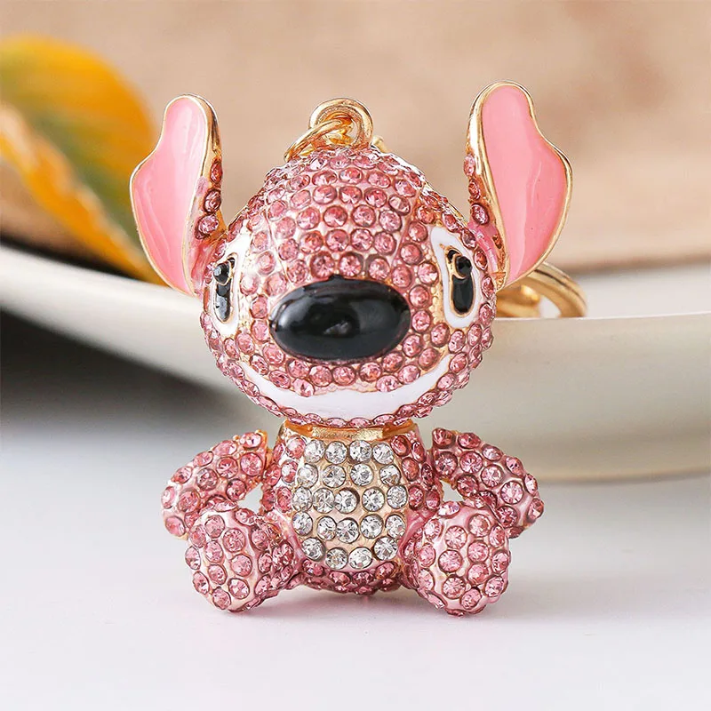 Disney New Cartoon Stitch Pink Blue Pendant Cute Kawaii Creative Metal Keychain Small Pendant Little Monster Christmas Gift
Disney New Cartoon Stitch Pink Blue Pendant Cute Kawaii Creative Metal Keychain Small Pendant Little Monster Christmas Gift