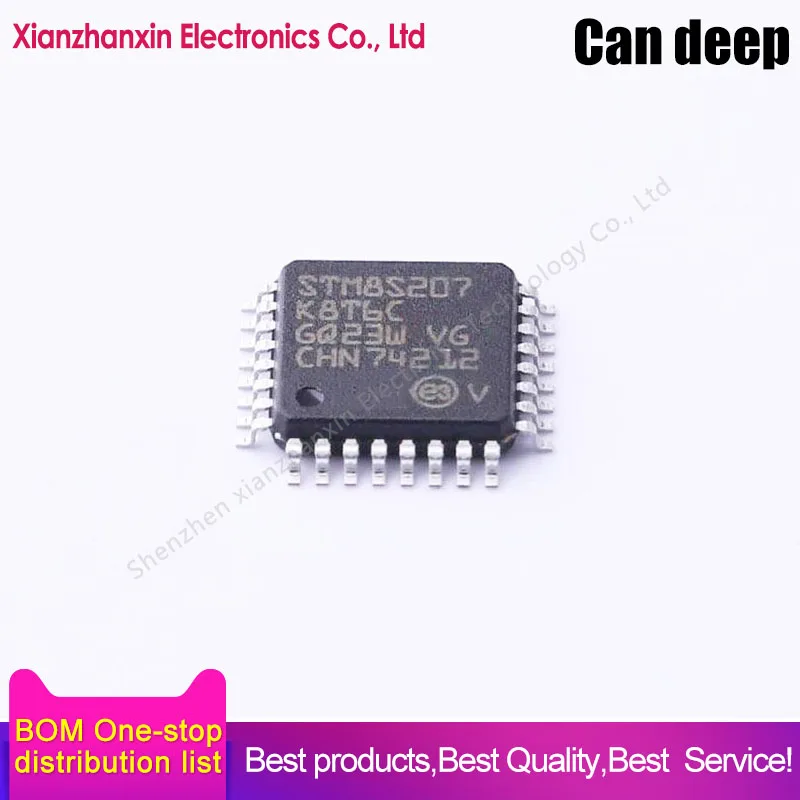 2~10pcs/lot STM8S207K8T6C STM8S207 207K8T6C LQFP32 8-bit microcontroller new and original
2~10pcs/lot STM8S207K8T6C STM8S207 207K8T6C LQFP32 8-bit microcontroller new and original