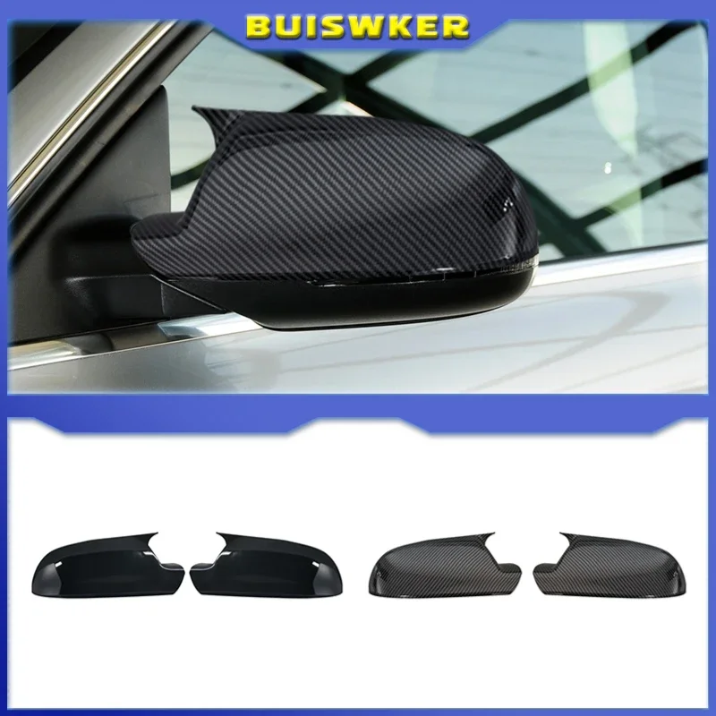 

2 pcs Superb car Mirror cover For Audi A4 A5 S5 B8.5 RS5 RS4 S6 S4 Car Mirror Cover Signal light protection cover