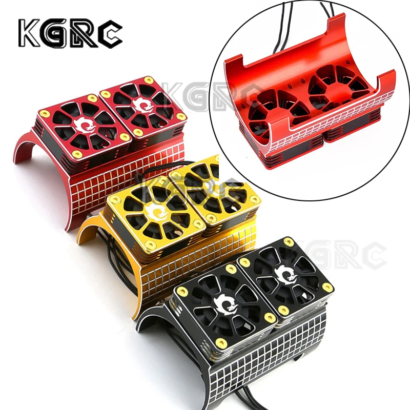 Metal Dual Cooling Fan 4985 1717 Motor Heat Sink For 1/5 Traxxas X-Maxx 6S 8S Arrma KRATON RC Car Upgrades Parts
Metal Dual Cooling Fan 4985 1717 Motor Heat Sink For 1/5 Traxxas X-Maxx 6S 8S Arrma KRATON RC Car Upgrades Parts