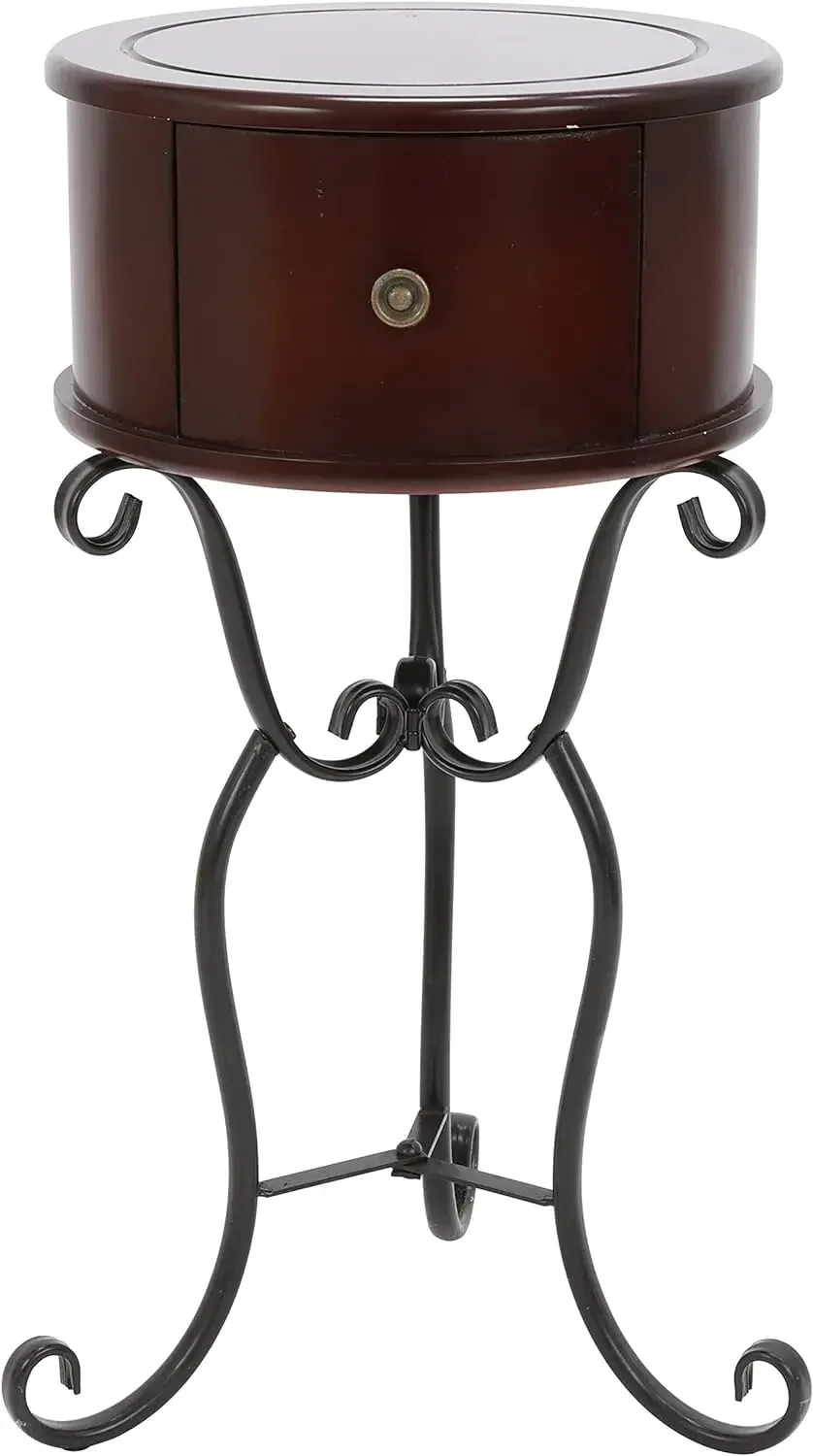 1-Drawer Wood and Metal Round Side Table, Espresso Barista accesorios Knock box coffee Coffee bellows Coffee knock box Espresso
1-Drawer Wood and Metal Round Side Table, Espresso Barista accesorios Knock box coffee Coffee bellows Coffee knock box Espresso