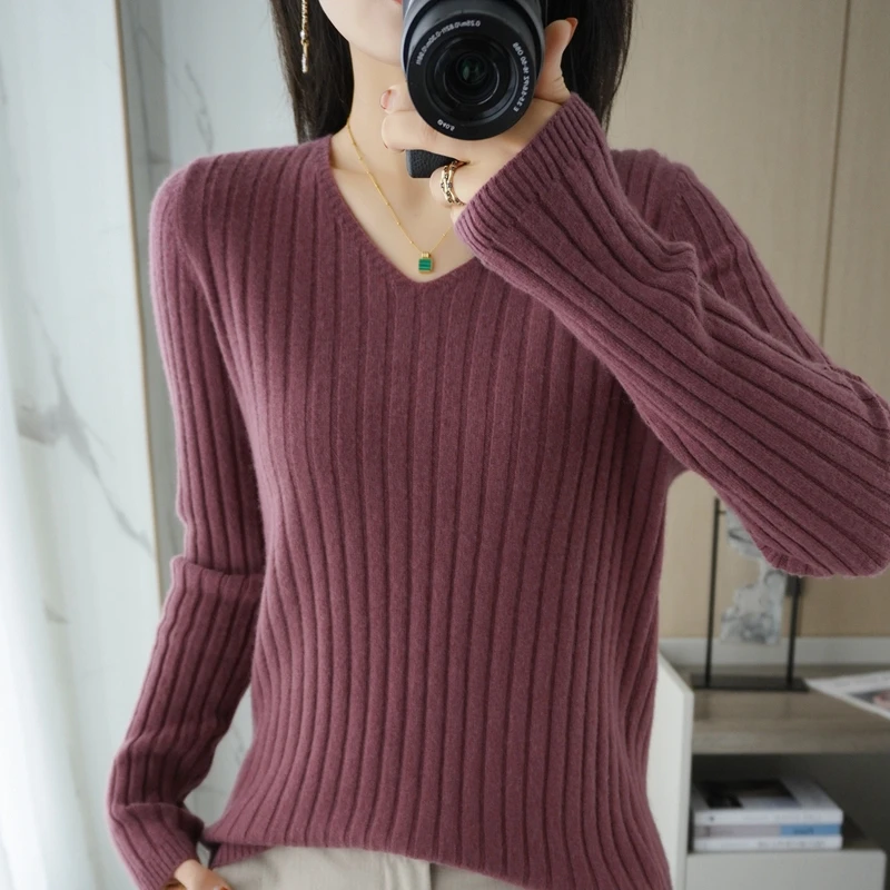 Autumn Winter Slim Loose Women Sweater V-neck Long Sleeve Bottoming Knit Sweater 2022 Women Pullover Y2K Clothes Warm Tops 23031
Autumn Winter Slim Loose Women Sweater V-neck Long Sleeve Bottoming Knit Sweater 2022 Women Pullover Y2K Clothes Warm Tops 23031