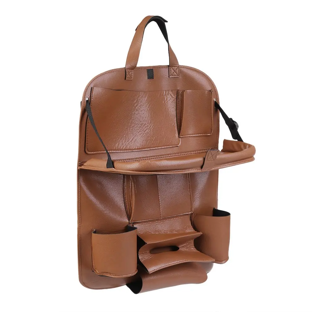 Auto Back Seat Storage Bag Folding Car Seat Organizer Leather Bottle Holder Tissue Box Magazine Cup Food Phone Pack
Auto Back Seat Storage Bag Folding Car Seat Organizer Leather Bottle Holder Tissue Box Magazine Cup Food Phone Pack