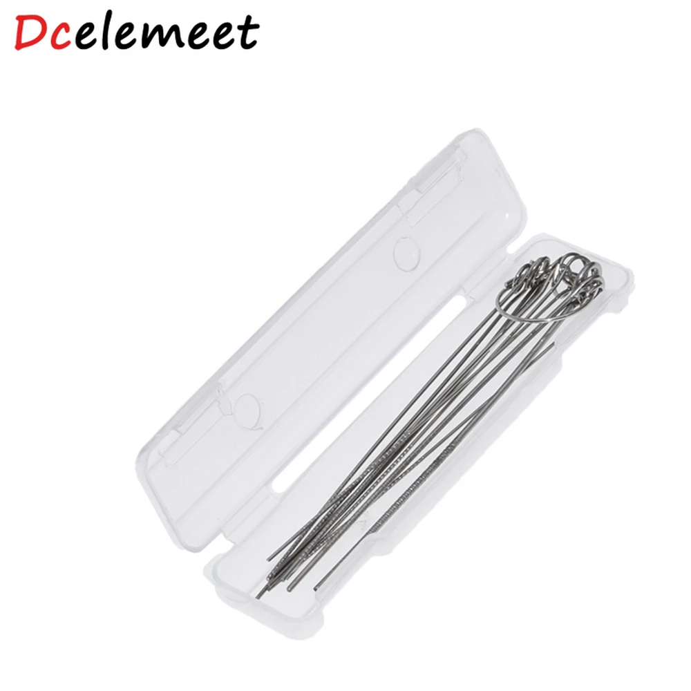 10 Stainless Steel Needle Set PCB Electronic Circuit Through Hole Needle Desoldering Welding Repair Tool 10 set 100mm 0.5-1.5mm 
10 Stainless Steel Needle Set PCB Electronic Circuit Through Hole Needle Desoldering Welding Repair Tool 10 set 100mm 0.5-1.5mm