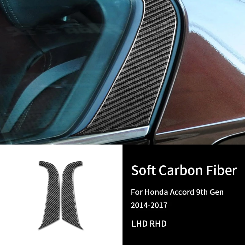 For Honda Accord 9th Gen 14-17 Real Carbon Fiber Car Styling Rear Door Window Glass Cover Trim Sticker Decoration Accessories
For Honda Accord 9th Gen 14-17 Real Carbon Fiber Car Styling Rear Door Window Glass Cover Trim Sticker Decoration Accessories