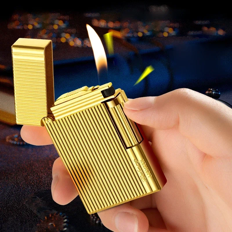 Портативная металлическая полоса Langsheng 2024 оригинальное колесо прикуриватель