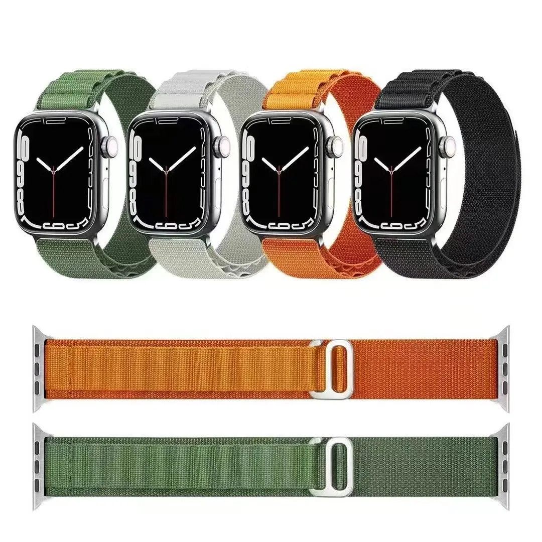 Alpine Loop Nylon Watch Band For Apple Watch Strap 49mm 40mm 45mm 41mm 44/42mm 38mm Bracelet for iWatch Ultra Series 7 6 5 SE 8
Alpine Loop Nylon Watch Band For Apple Watch Strap 49mm 40mm 45mm 41mm 44/42mm 38mm Bracelet for iWatch Ultra Series 7 6 5 SE 8