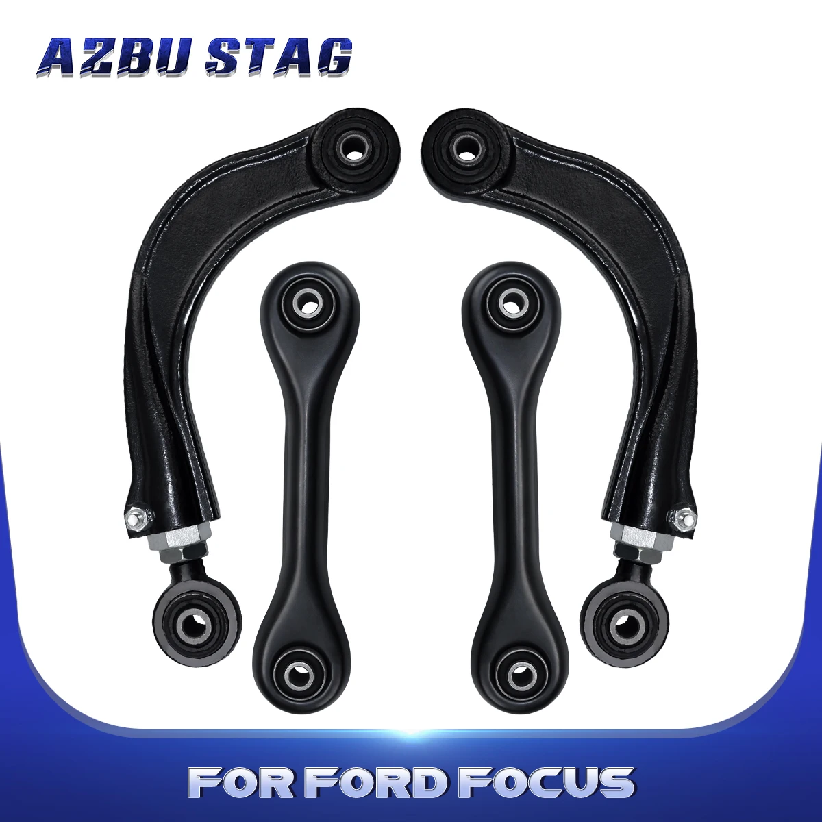 4 шт. задняя верхняя и передняя деталь azbudeer для FORD FOCUS рычаг управления подвеской