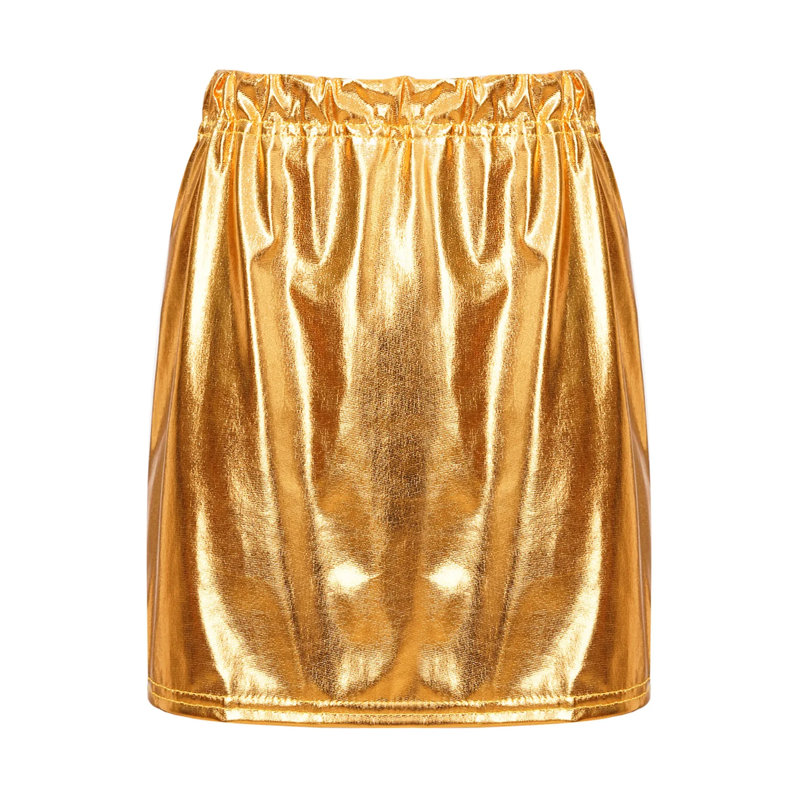 2023 Kids Boys Girls Stylish Metallic Dance Skirt Elastic Waist A-Line Bodycon Mini Skirt Jazz Disco Stage Performance Costumes
2023 Kids Boys Girls Stylish Metallic Dance Skirt Elastic Waist A-Line Bodycon Mini Skirt Jazz Disco Stage Performance Costumes