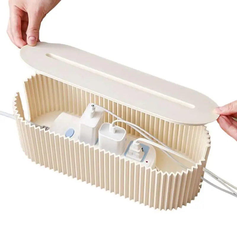 Cord Organizer Box Cable Cord Organizer Box To Hide & Conceal Power Strips Household Desk Cable Management Socket Storage Box
Cord Organizer Box Cable Cord Organizer Box To Hide & Conceal Power Strips Household Desk Cable Management Socket Storage Box