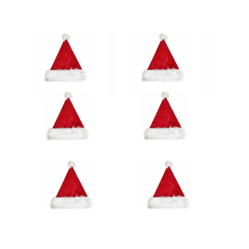 6Pcs Plush Christmas Hat Christmas Decorations Children's Big Wool Christmas Hat
6Pcs Plush Christmas Hat Christmas Decorations Children's Big Wool Christmas Hat