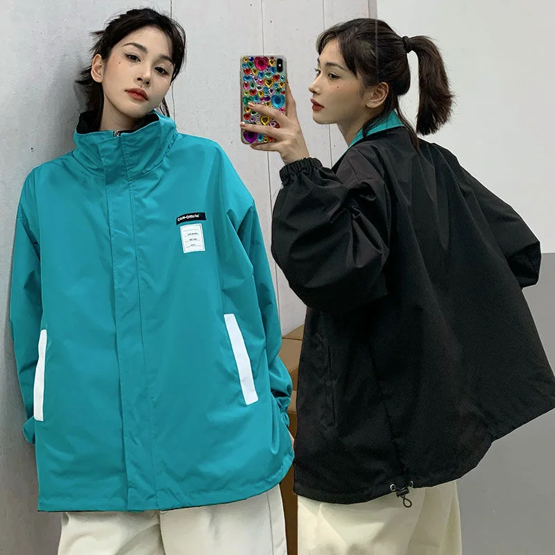 Deeptown Harajuku Fashion Jacket Women Oversized Korean Streetwear Black Pink Zipper Jacket Y2k Loose Coats Female Windbreakers
Deeptown Harajuku Fashion Jacket Women Oversized Korean Streetwear Black Pink Zipper Jacket Y2k Loose Coats Female Windbreakers
