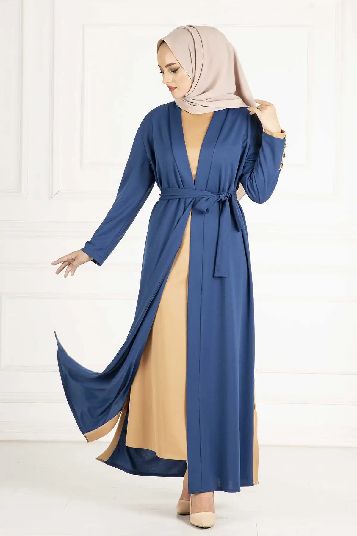 Женский костюм с двойной талией и поясом, мусульманский хиджаб с низом, мусульманский стиль, üstleri, женский костюм 2021, abayas 
Женский костюм с двойной талией и поясом, мусульманский хиджаб с низом, мусульманский стиль, üstleri, женский костюм 2021, abayas