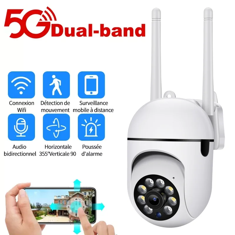 

300W PTZ Surveillance IP Camera 4mm HD Lens Full Color WIFI Security CCTV Camera Outdoor Waterproof Support 128G Storage