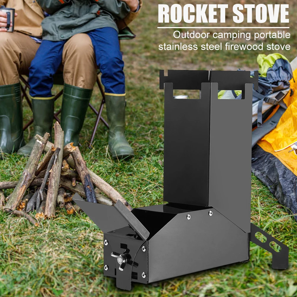 Picnic Hiking Rocket Stove Outdoor Camping Stainless Steel Wood Burning Stove Travelling Easy Carrying Durable Parts
Picnic Hiking Rocket Stove Outdoor Camping Stainless Steel Wood Burning Stove Travelling Easy Carrying Durable Parts