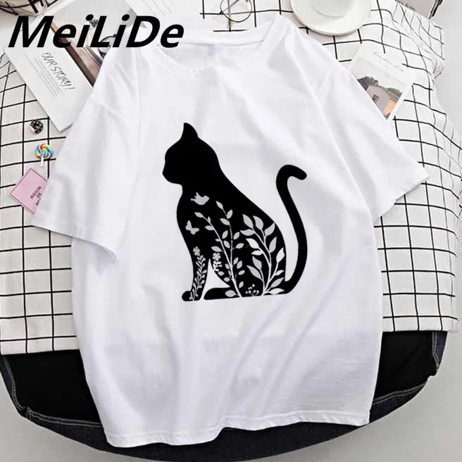 Fashion Women Cartoon Cat Love Pet Lovely Style Shirt Print T-shirt Stylish Short Sleeve Graphic Top Female Tee T Shirt Dropship
Fashion Women Cartoon Cat Love Pet Lovely Style Shirt Print T-shirt Stylish Short Sleeve Graphic Top Female Tee T Shirt Dropship