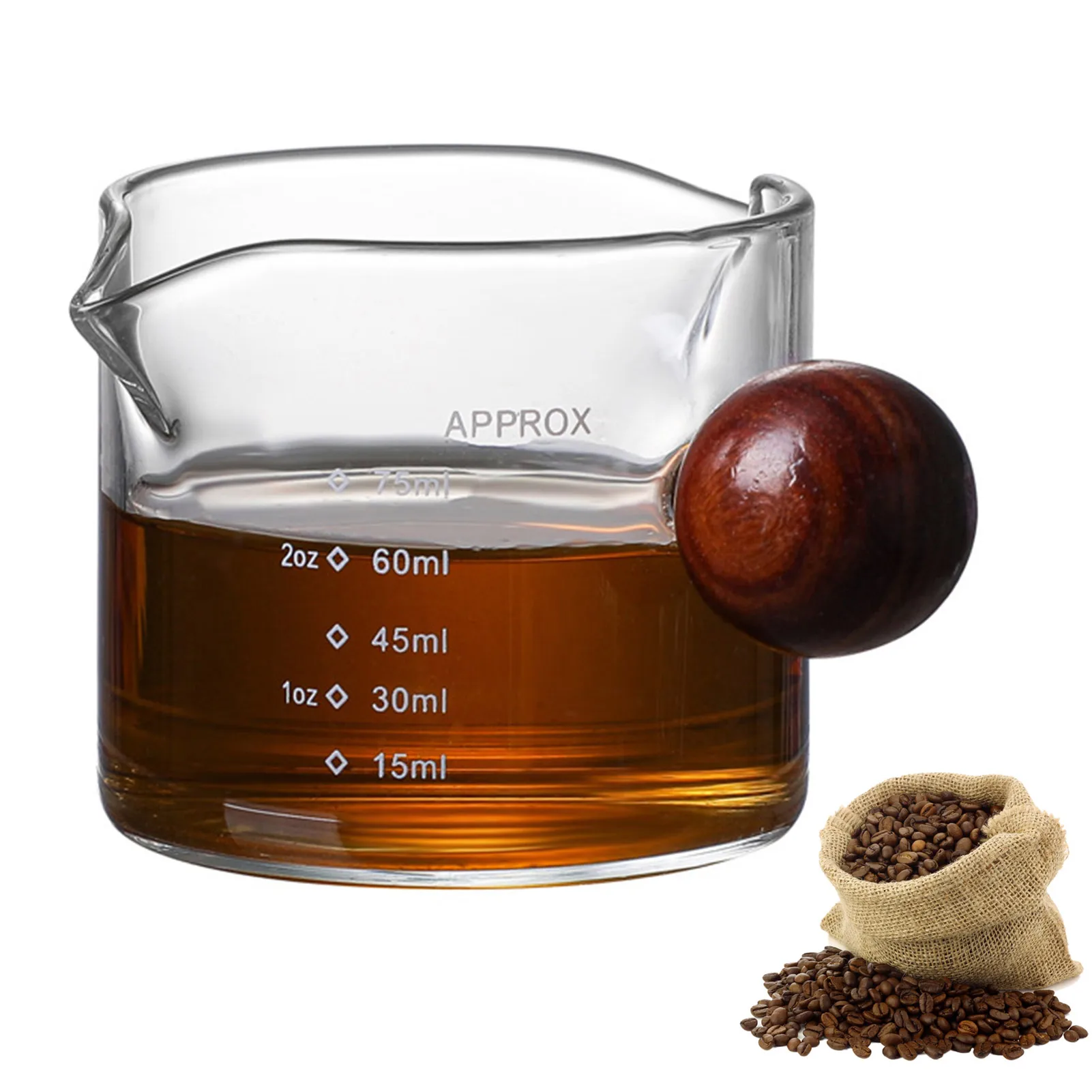 Espresso Measuring Cup With Handle Espresso Measuring Cup Glass With Ball Handle Wooden Ball Handle Espresso Measuring Cup Glass
Espresso Measuring Cup With Handle Espresso Measuring Cup Glass With Ball Handle Wooden Ball Handle Espresso Measuring Cup Glass