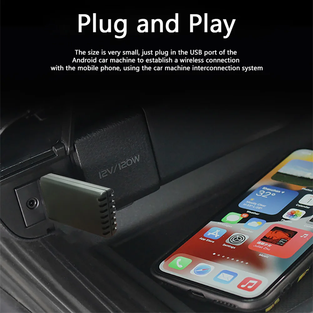 USB/TYPE-C CarPlay Control Box In-Car Entertainment Wired To Wireless CarPlay Dongle Convert Conversion Box USB Cable
USB/TYPE-C CarPlay Control Box In-Car Entertainment Wired To Wireless CarPlay Dongle Convert Conversion Box USB Cable