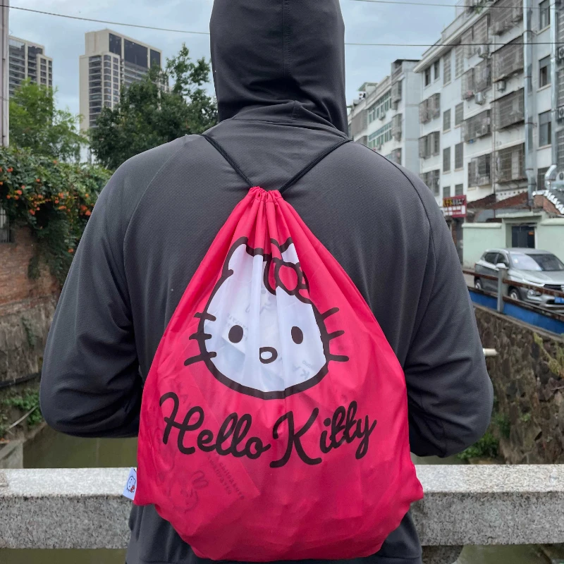 Kawaii Hello Kitty Backpack Plush Pink Red Backpacks Large Bag Original KT Drawstring Large Capacity Shoulder Strap Adjustable
Kawaii Hello Kitty Backpack Plush Pink Red Backpacks Large Bag Original KT Drawstring Large Capacity Shoulder Strap Adjustable