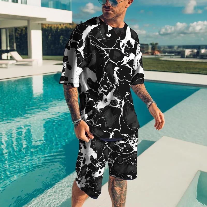 2 Pieces Set Tracksuit Men Sets Short Outfits Streetwear Creative pattern Men's Oversized Clothes Vintage Summer Tshirt Shorts
2 Pieces Set Tracksuit Men Sets Short Outfits Streetwear Creative pattern Men's Oversized Clothes Vintage Summer Tshirt Shorts